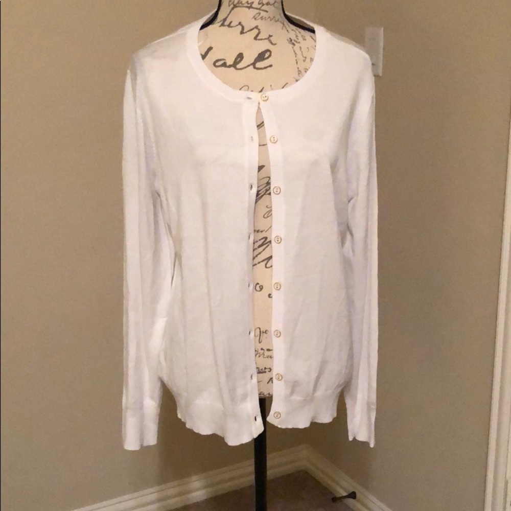 Long Sleeve button front cardigan sweater